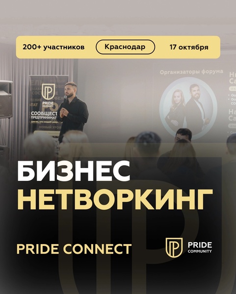 Масштабный бизнес-нетворкинг Pride Connect на 200+ человек