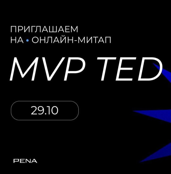 Онлайн-митап MVP TED