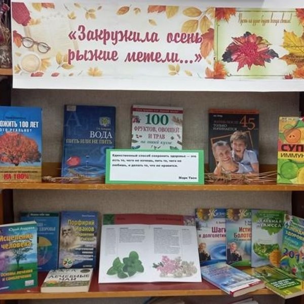 Книжная выставка «Закружила осень рыжие метели»