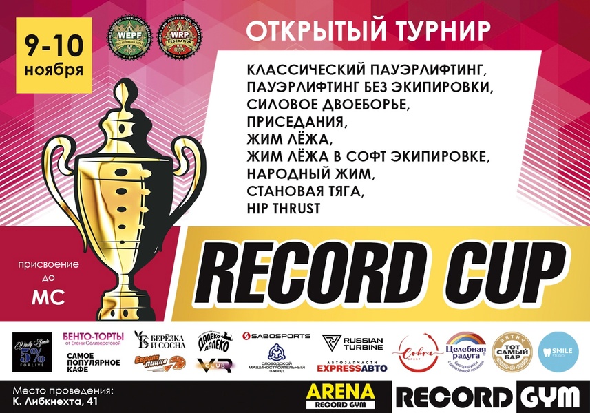 Открытый турнир Record Cup