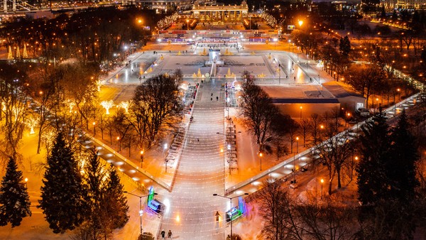 Каток в Парке Горького