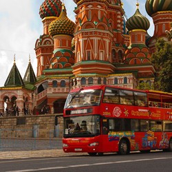 Экскурсия по Москве на двухэтажном автобусе City Sightseeing