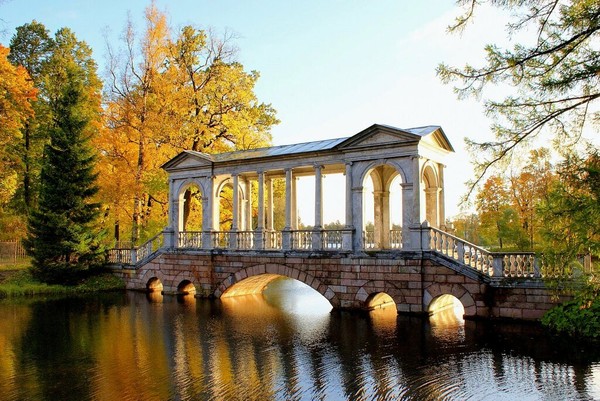 Пушкин — Екатерининский парк, дворец и Янтарная комната