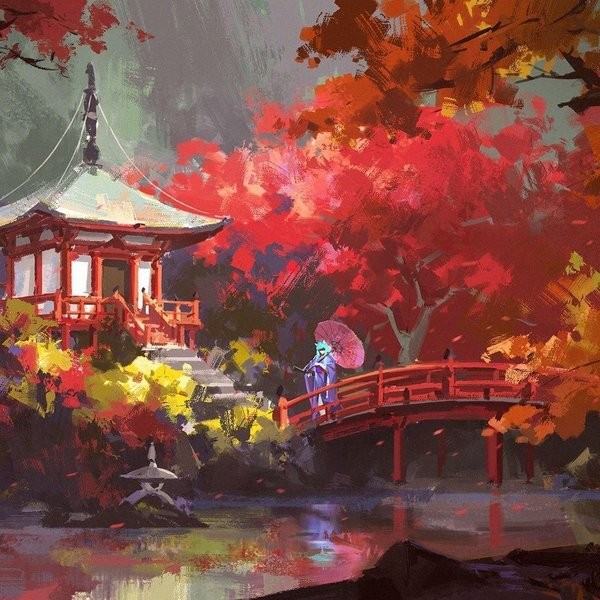 Мастер-класс «Японский сад в стиле аниме»