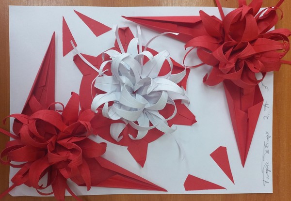 Онлайн-выставка «Цветы оригами»