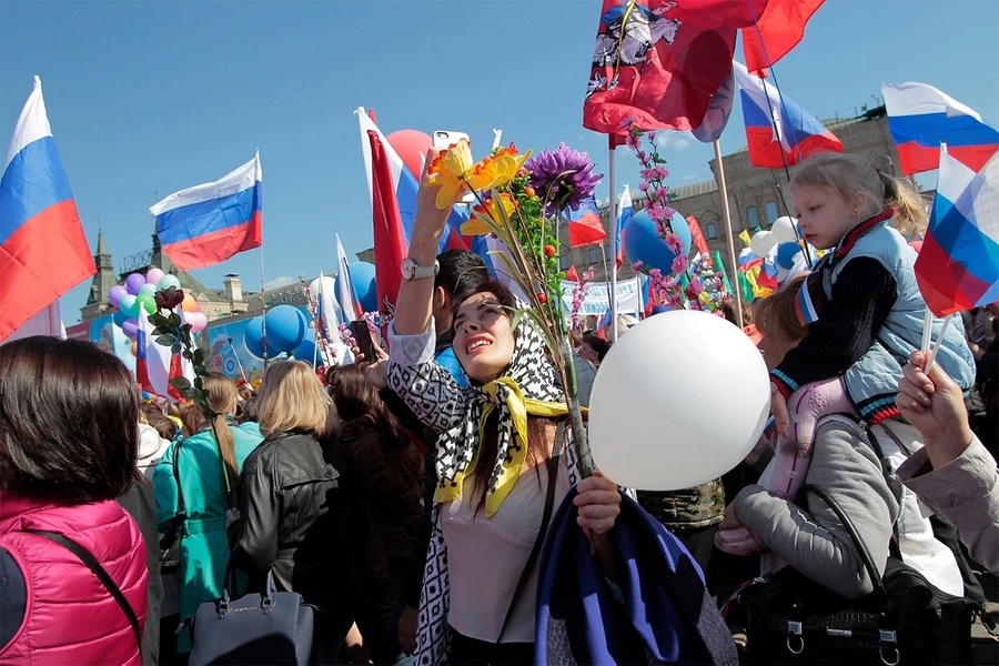 Празднование Дня Весны и Труда в Екатеринбурге