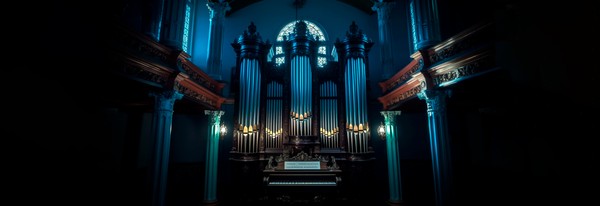 Старинный орган в четыре руки