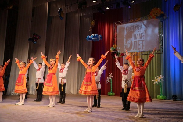 Отчетный концерт детской студии ансамбля танца «Тангаур»