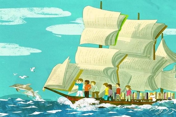 Книжная выставка «По книжному морю под парусом лета»