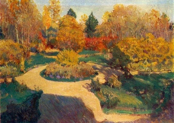 «Сад осенью» – выставка одной картины