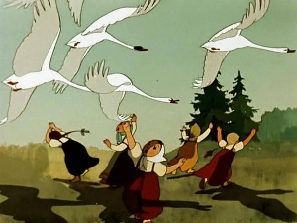 Показ сборника мультфильмов «Гуси-лебеди»
