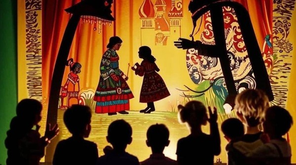 Мастер–класс для детей от кукольного театра «Апельсин» «Приключения в театре теней»