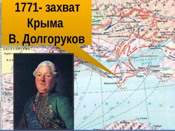 Книжная выставка Поход Долгорукова в Крым 1771 г