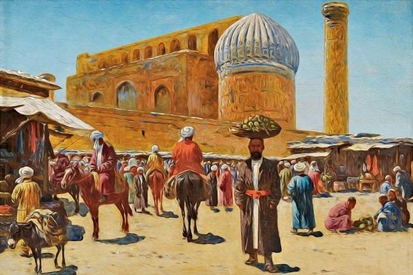 Книжно-иллюстративная выставка «От Каспия до Памира: книжное путешествие по Средней Азии»