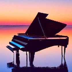 Sunset Piano. Фортепиано на закате. Музыка Пэта Метени и И.С.Баха