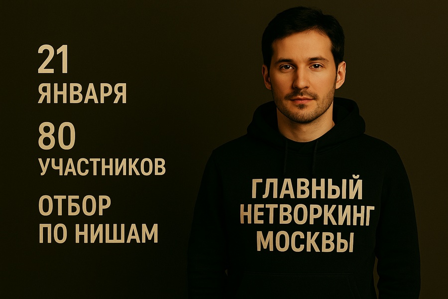 Нетворкинг нового поколения: только отобранные ниши, только 80 мест