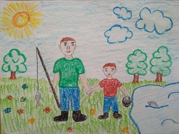 Конкурс рисунков «Самый лучший папа мой!»