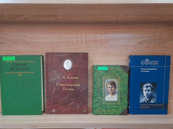 Книжно – иллюстративная выставка «С любовью в сердце. Сергей Есенин»