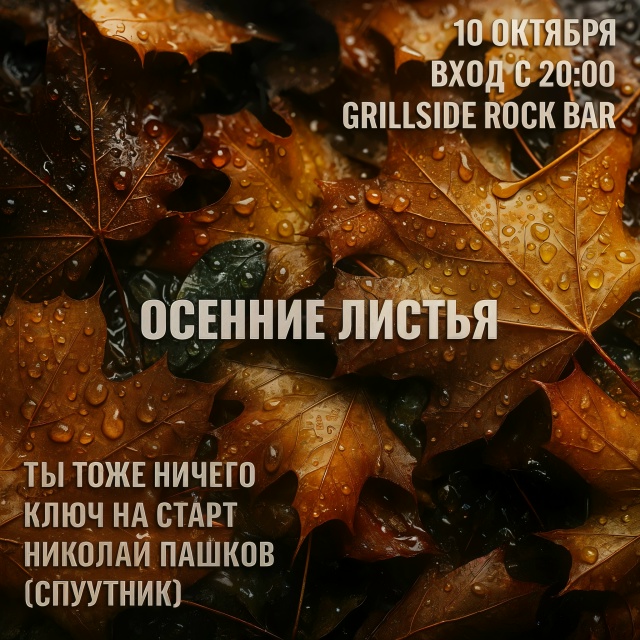 Рок-фестиваль "Осенние листья" в Рязани 10 октября 2025 г.