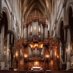 Орган и саксофон при свечах