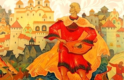 Русская былина с цветной песочной анимацией «Садко»