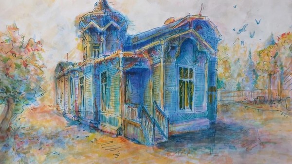 Областной конкурс рисунков «Томская деревянная сказка»