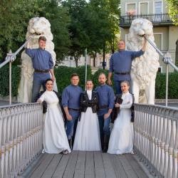 Культурник на Варшавском с казачьим ансамблем «Атаман»