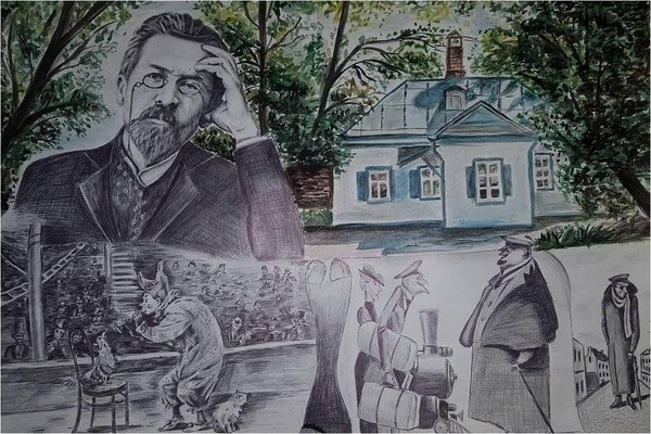 Подведение итогов конкурса детских рисунков «Герои Чехова оживают»
