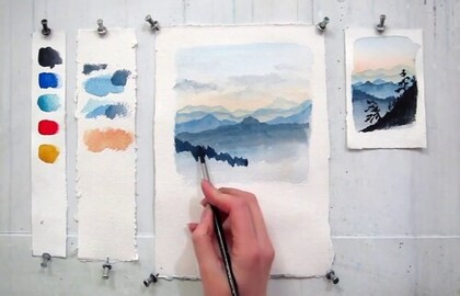 Рисунок по-сырому