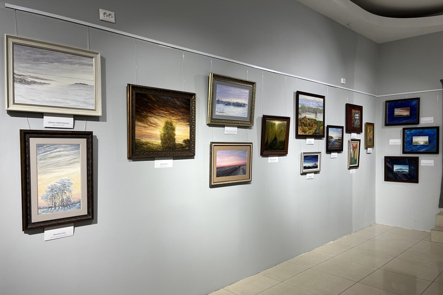 Выставка художественных работ Мансура Саитова