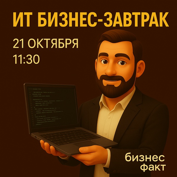 Бизнес-завтрак для IT. Спикер - основатель Ростендер и Speech2text