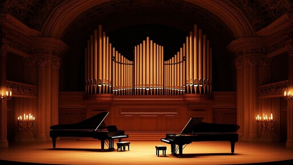 Шоу двух роялей и органа