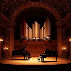Шоу двух роялей и органа. При Свечах в соборе
