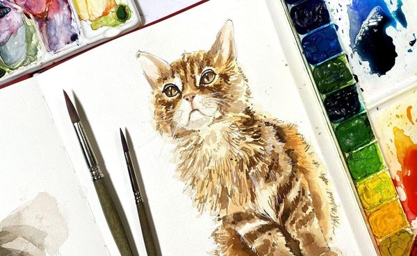 Занятие по рисованию для пенсионеров