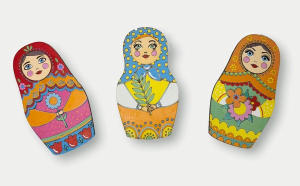 Мастер-класс «Магнит «Матрешка»