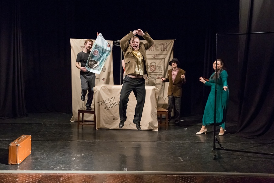 «Восхитительные истории парикмахера Наконечникова» спектакль, комедия