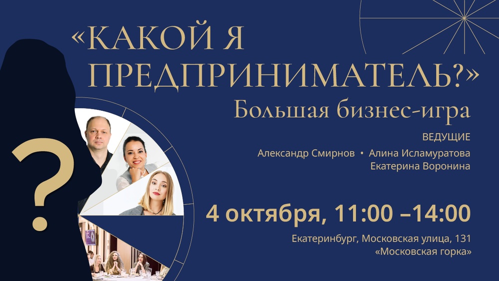 Большая бизнес-игра "Какой я предприниматель"