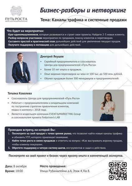 Каналы трафика и системные продажи