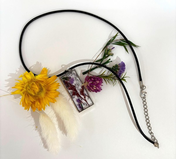 Мастер-класс по созданию авторской подвески «Цветок удачи»