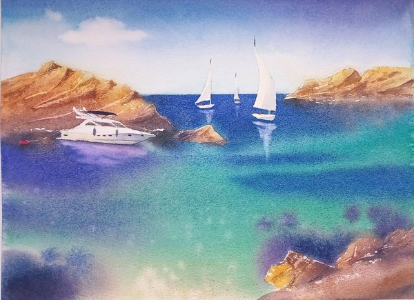 «Красочный дебют»–выставка иллюстраций жителя посёлка Лорис