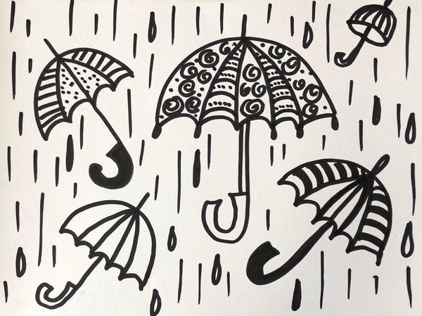 Виртуальная выставка «Зонтик улетел»