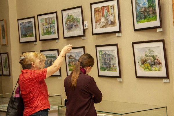 Выставка «Акварель родного края»