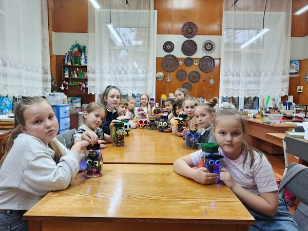 Мастер-класс «Поделка из природного материала «Совушка»