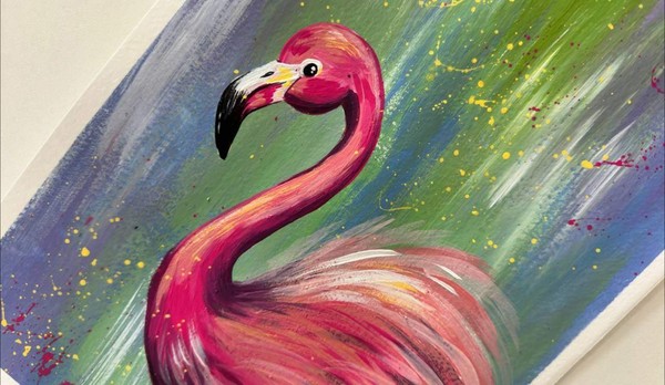 Мастер-класс «Розовый фламинго»