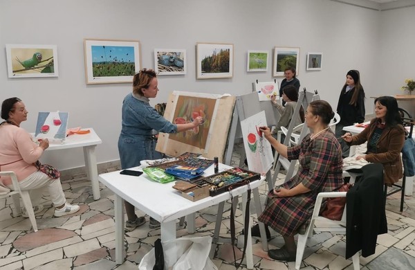 Мастер-класс «Букет осенних хризантем»