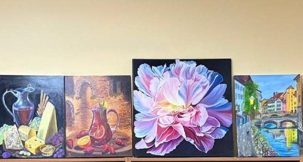 Выставка картин Светланы Быковой «Весеннее настроение»