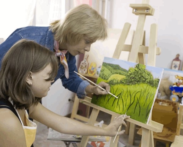 Мастер-класс «Рисунок по-сырому»