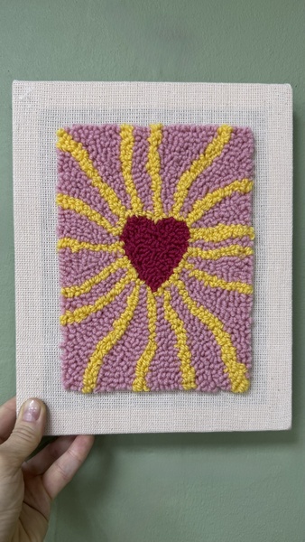 Мастер-класс по ковровой вышивке