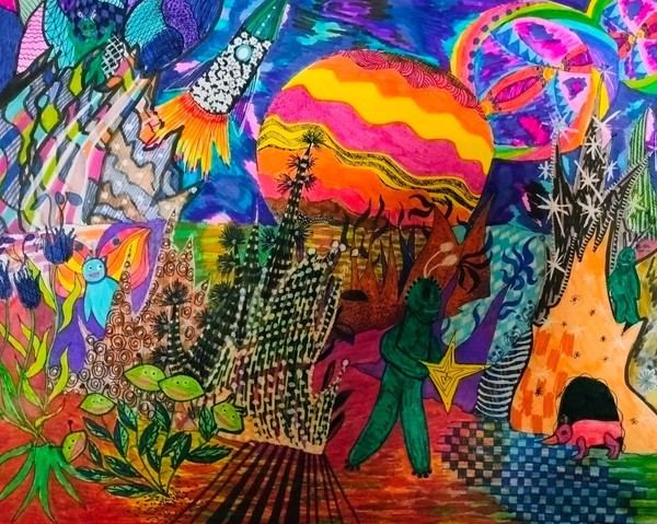 Выставка работ обучающихся «Архитектурная фантазия»