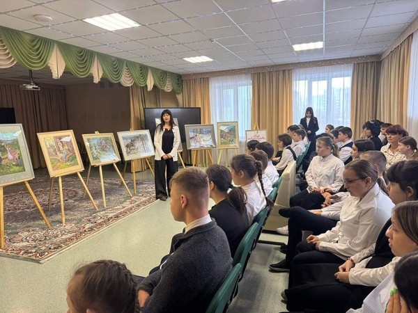 Выставка учеников детской художественной школы №1